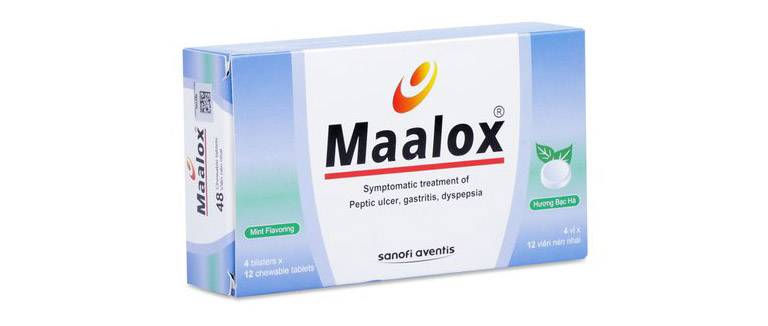 Thuốc Tây chữa đau dạ dày - Maalox