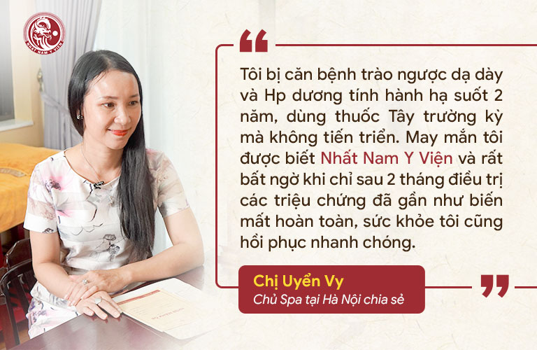 Đánh giá của chị Uyển Vy về bài thuốc này